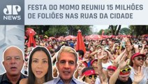 Turista gasta mais do que o morador de SP neste Carnaval; d'Avila, Amanda Klein e Motta analisam