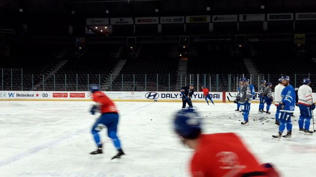Fife Flyers training at SSE Arena, Belfast