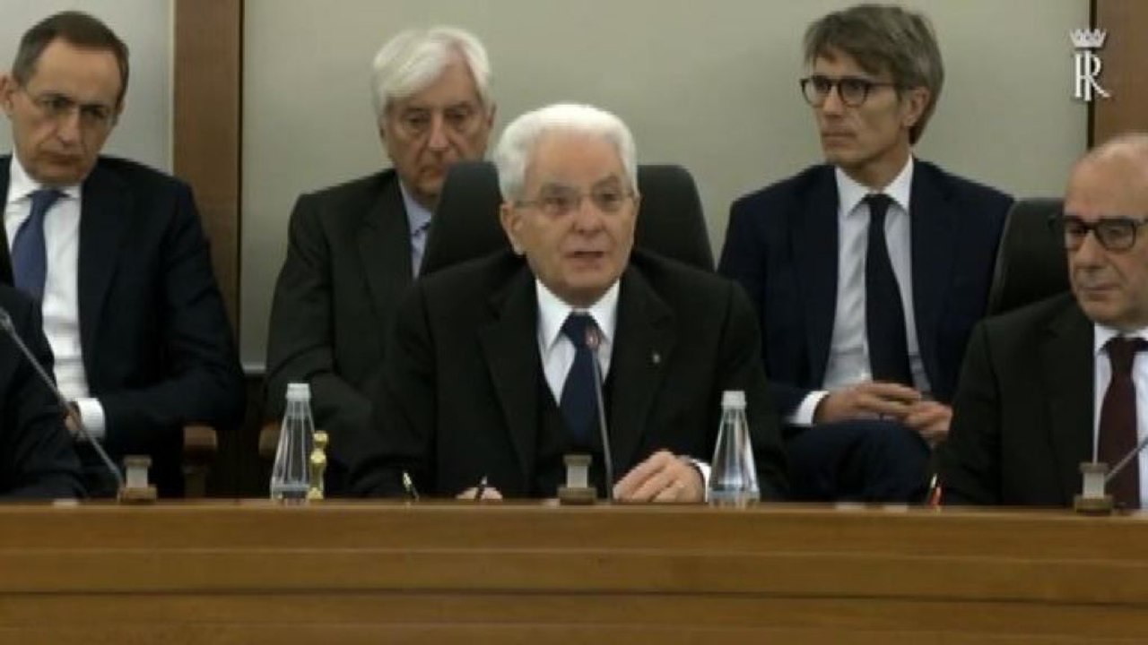 Mattarella al Csm per Cassano, prima donna presidente Cassazione