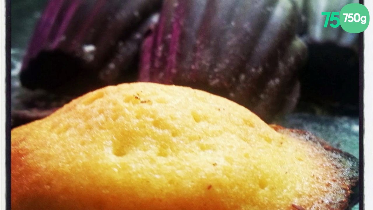 Madeleines au citrons en coque de chocolat noir sans lactose