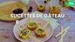 Sucettes de gâteau roulé au pralin