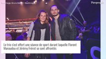 Jérémy Frérot se prend une raclée par son beau-frère Florent, sa femme Laure Manaudou immortalise l'affrontement