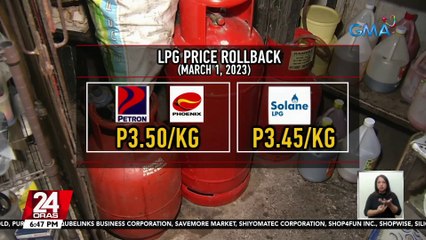 LPG at Auto-LPG, may bawas-presyo ngayong unang araw ng Marso | 24 Oras