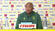 Kombouaré : « Cette sanction est injuste » - Foot - Coupe - Nantes