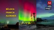 El cielo de Europa se pinta con auroras boreales