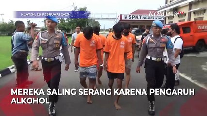 Bikin Ricuh di Jalan Solo Belasan Pemuda Diringkus Polisi