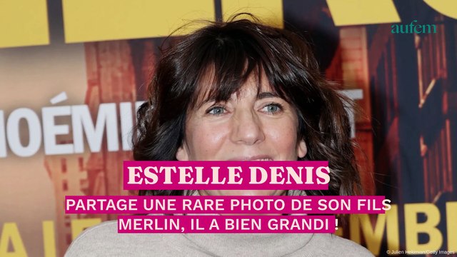 Estelle Denis partage une rare photo de son fils Merlin, il a bien grandi !