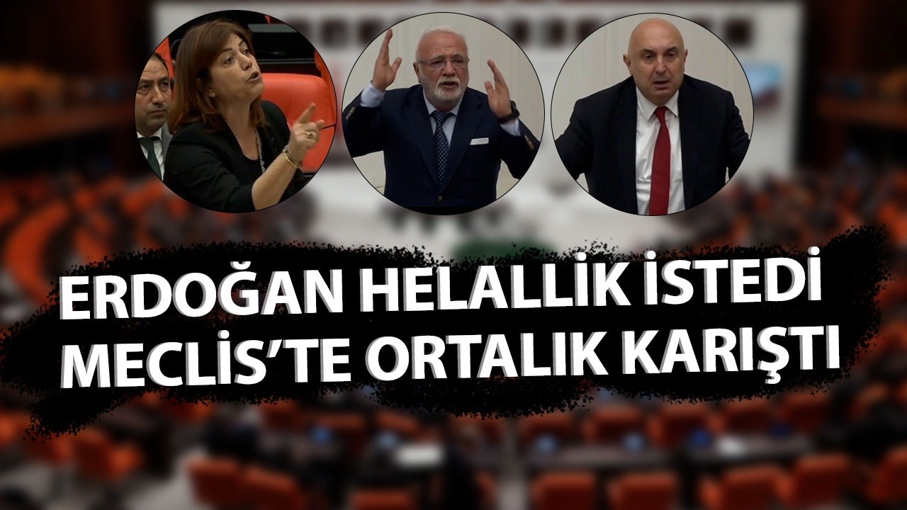 Erdoğan Depremzedelerden Helallik İstedi Meclis'te Ortalık Karıştı!