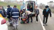 Tekirdağ'da kamyon ile hafif ticari araç çarpıştı: 2 yaralı