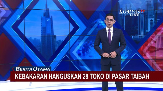 Kerugian Akibat Kebakaran Pasar Taibah Martapura Ditaksir Hingga Miliaran Rupiah!