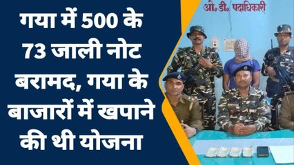 गया: नक्सल क्षेत्र से जाली नोट का एसएसबी ने किया भंडाफोड़, एक तस्कर गिरफ्तार