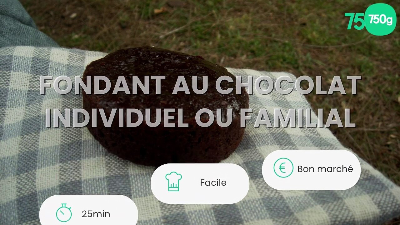 Fondant au chocolat individuel ou familial
