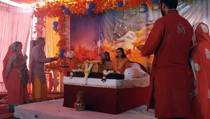 श्रीमद्भागवत कथा के समापन पर भेंट किया स्मृति चिन्ह, रामकाज में लगे रहने को कहा