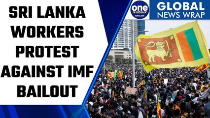Sri Lanka workers protest IMF bailout plan defying strike ban | Ranil Wickremesinghe | Oneindia News