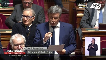 Retraites: "Allez-vous encore empêcher le débat ?", demande David Assouline