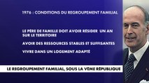 Le regroupement familial, sous la Vème République