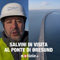 Matteo Salvini parla del progetto di costruire un ponte nello Stretto di Messina