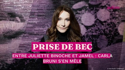 Prise de bec entre Juliette Binoche et Jamel : Carla Bruni s’en mêle