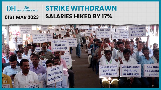 Karnataka: CM Bommai announces 17% pay hike, govt employees withdraw strike