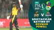 Spectacular Batting By Rovman Powell | Peshawar Zalmi vs Karachi Kings | Match 17 | HBL PSL 8 | MI2T