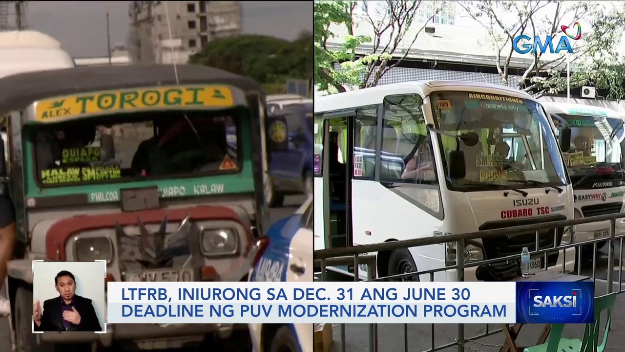 LTFRB, iniurong sa Dec. 31 ang June 30 deadline ng PUV Modernization Program