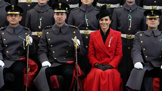 William and Kate watch St David’s Day Parade in Windsor