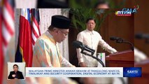 Malaysian Prime Minister Anwar Ibrahim at Pangulong Marcos, tinalakay ang security cooperation, digital economy at iba pa | Saksi