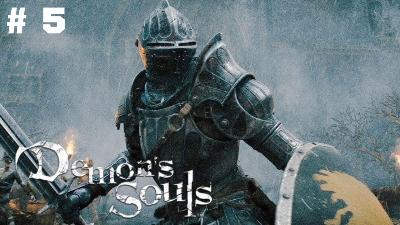 Demon's Souls (Remake - PS5) - #5 - The Tower Knight (Boss Battle) - Gameplay Walkthrough