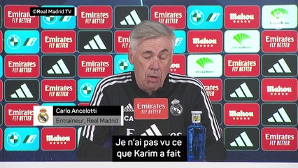 Ancelotti soutient Benzema après sa troisième place au trophée FIFA The Best