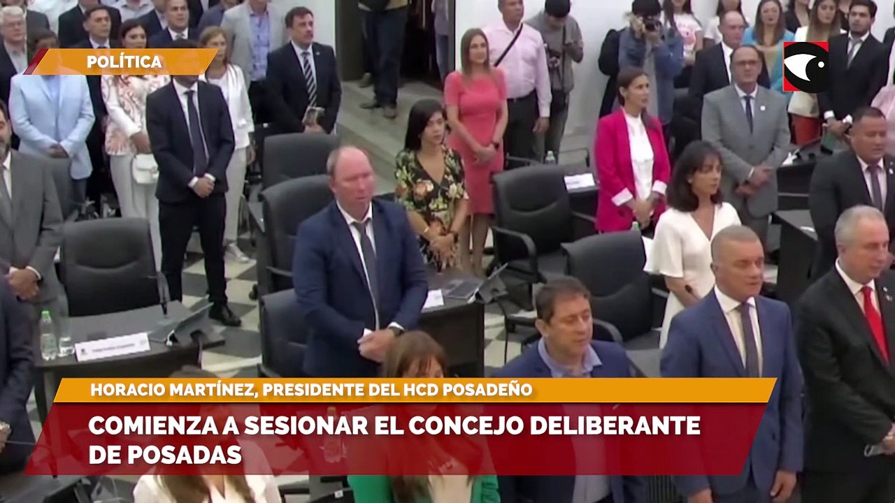 Comienza a sesionar el concejo deliberante de Posadas