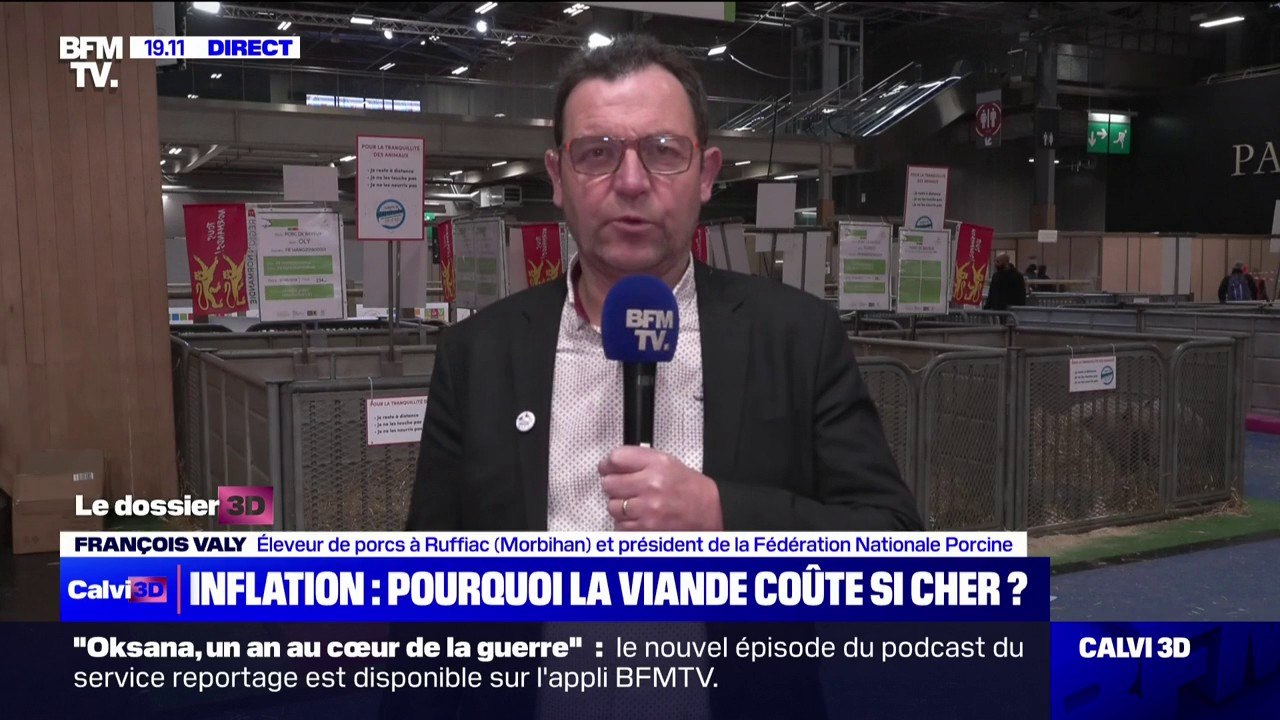 François Valy (Fédération nationale porcine): "Le prix du porc n'est pas cher, il est payé à sa juste rémunération par rapport aux éleveurs"