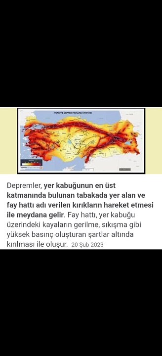 Depremler nasıl olur?