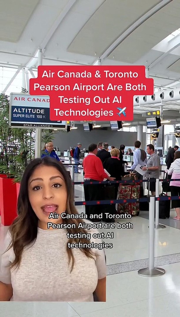⁣Air Canada & Pearson Airport Are Testing AI Technologies