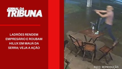 Ladrões rendem empresário e roubam Hilux em Mauá da Serra; veja a ação