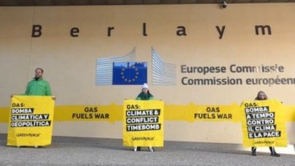 Greenpeace denuncia ante la CE la "amenaza" del gasoducto EastMed para la paz