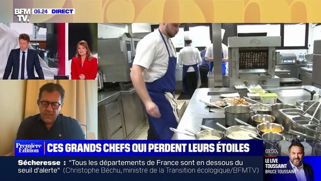 Michel Sarran n'a pas le coeur à rire ces derniers joursMichel Sarran s'exprime sur BFM TV après la perte de son étoile