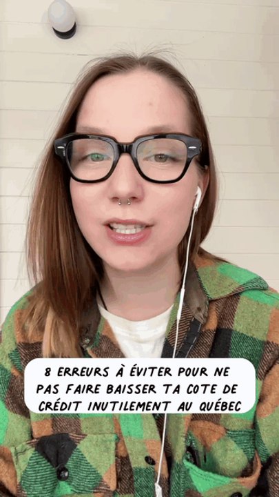 8 erreurs à éviter pour ne pas faire baisser ta cote de crédit.