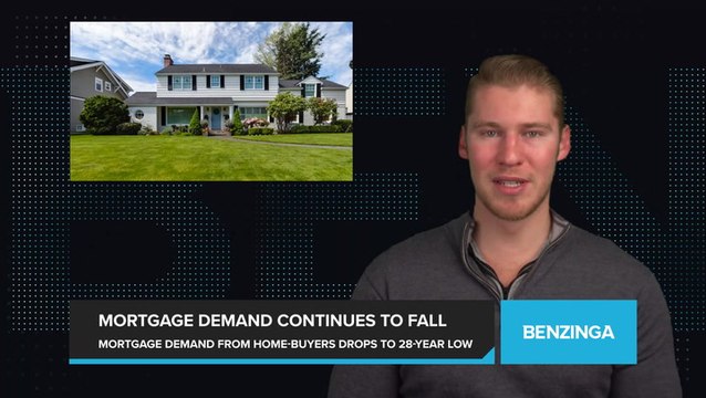 Mortgage Demand from Homebuyers Drops to 28-Year Low