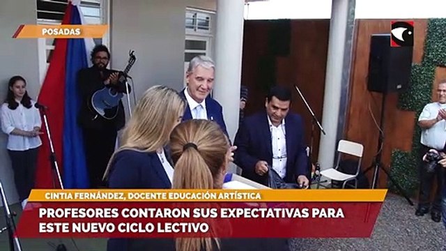Vuelta a Clases Profesores contaron sus expectativas para este nuevo ciclo lectivo en el Instituto Superior Andrés Guacurarí de Posadas