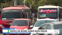 Descontento en Barranquilla por alza de tarifa en el transporte público