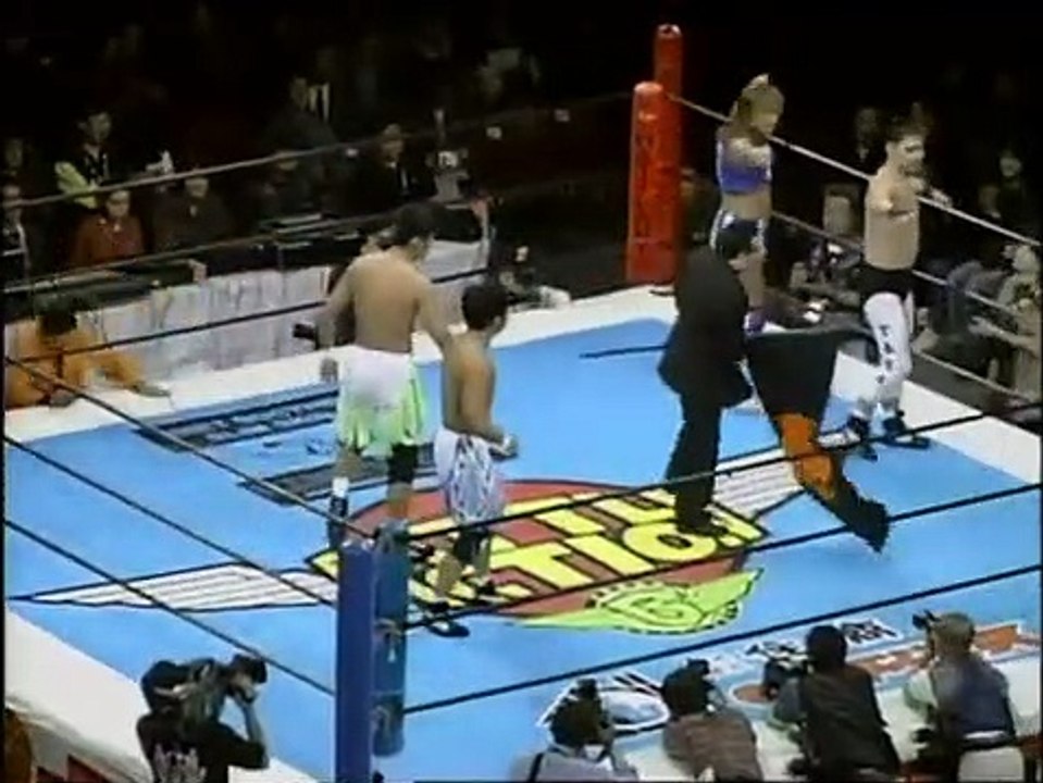 kuto Hidaka & Minoru Fujita vs. Shoichi Funaki & TAKA Michinoku | Battlarts 1998.11.23