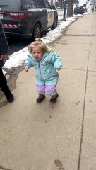 Toddler Walks Like T-Rex