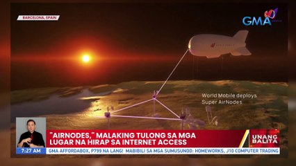 "Airnodes" malaking tulong sa mga lugar na hirap sa internet access | UB