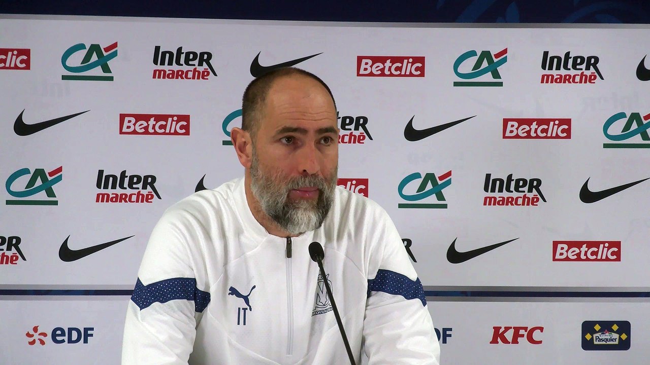 La conférence de presse d'Igor Tudor après l'élimination de l'OM en coupe de France