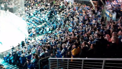 Spectacular pre-game show at Challenge Cup final