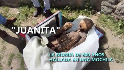 "Juanita", la momia de 600 años hallada en una mochila en Perú