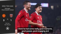 Ten Hag encouraged by Maguire showing in FA Cup victory