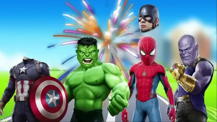 Spider-man Wrong Head - Match the Head - Learn colors for kids