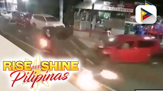 Habulan ng dalawang sasakyan sa Maynila, nakunan ng CCTV