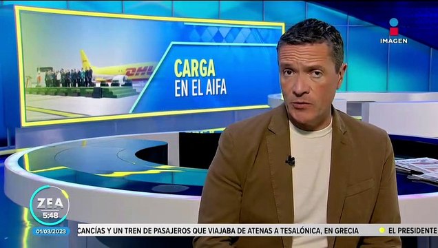 DHL realiza el primer vuelo de carga en el AIFA